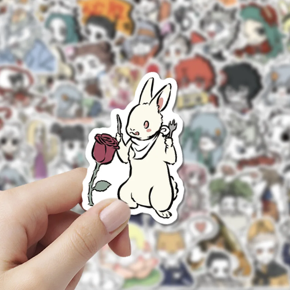 50/100PCS Non Umano Del Fumetto Adesivi Divertente Stile Cinese Animazione Decalcomanie Giocattoli FAI DA TE Notebook Valigia Telefono Frigorifero Chitarra