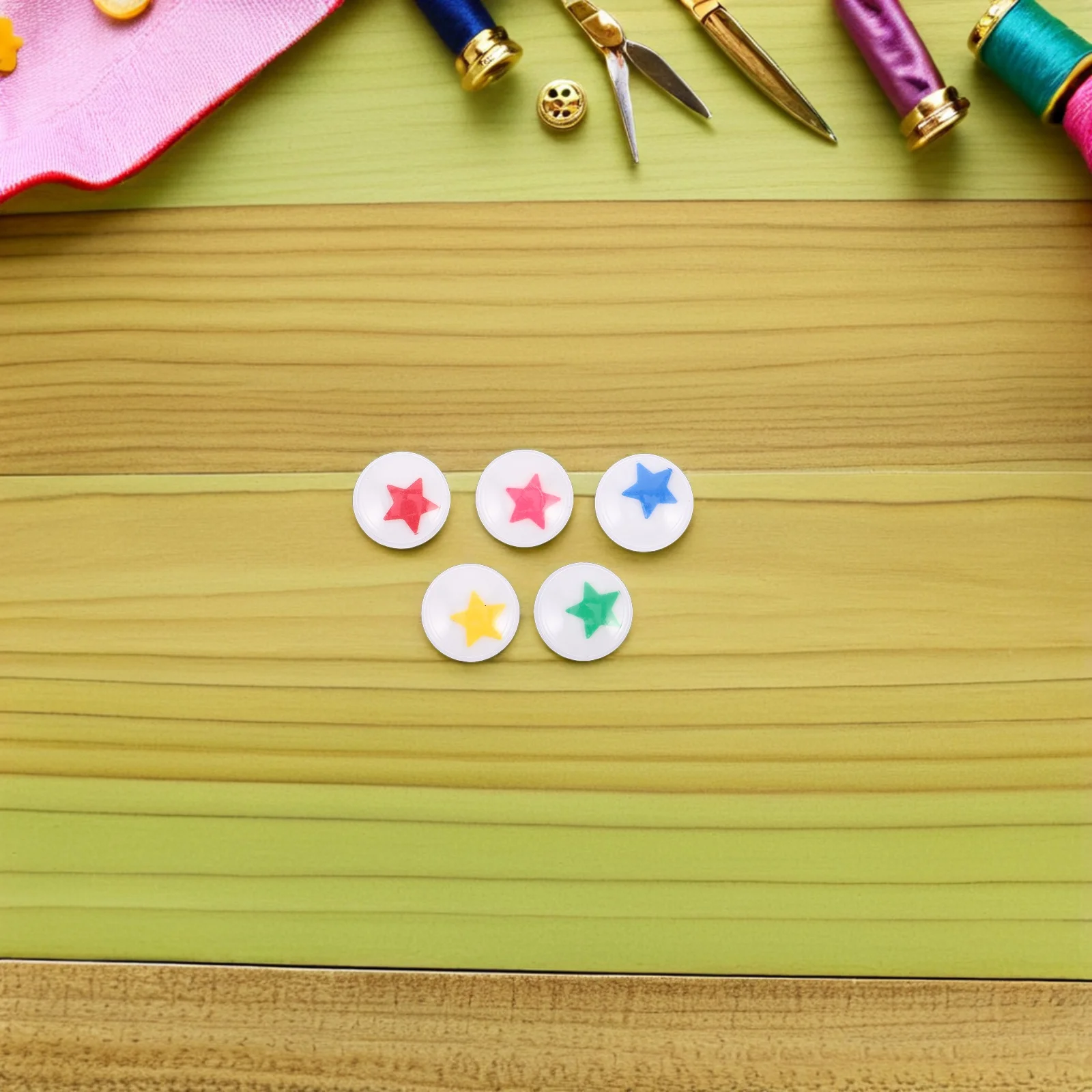 240 قطعة سلامة الأطفال 20 مللي متر البلاستيك ستار تصميم تذبذب عيون جوجلي لتقوم بها بنفسك الحرف محشوة دمية صنع عدة ذاتية اللصق