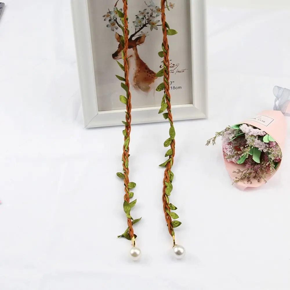 Ceinture de taille en cuir fin tissé, Style ethnique feuille, perles, chaîne de taille, style bohème, assortie avec tout, décoration de robe, manteau
