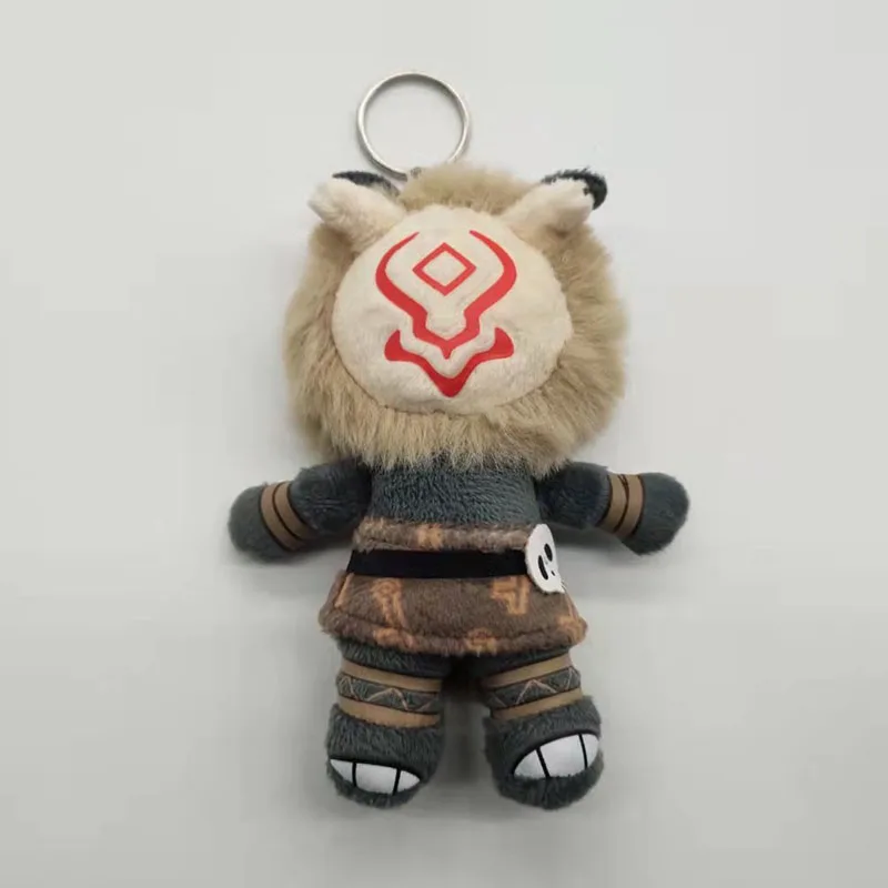 10cm Genshin Impact Hilichurl peluche ciondolo cartone animato portachiavi morbido Mini bambola farcito figura zaino Cosplay puntelli accessorio regalo