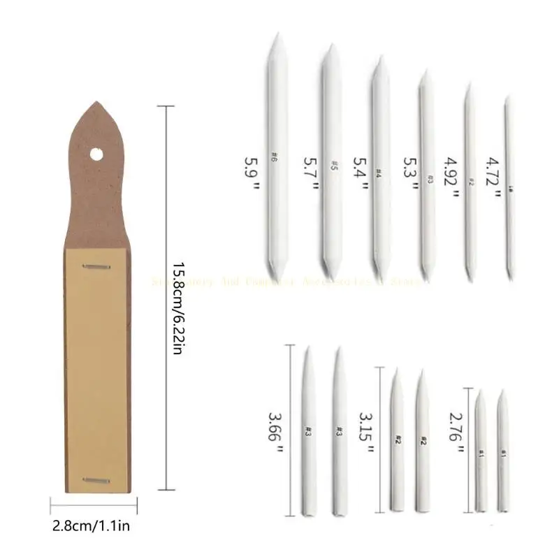 Misturando tocos tortilhões e apontadores apontadores