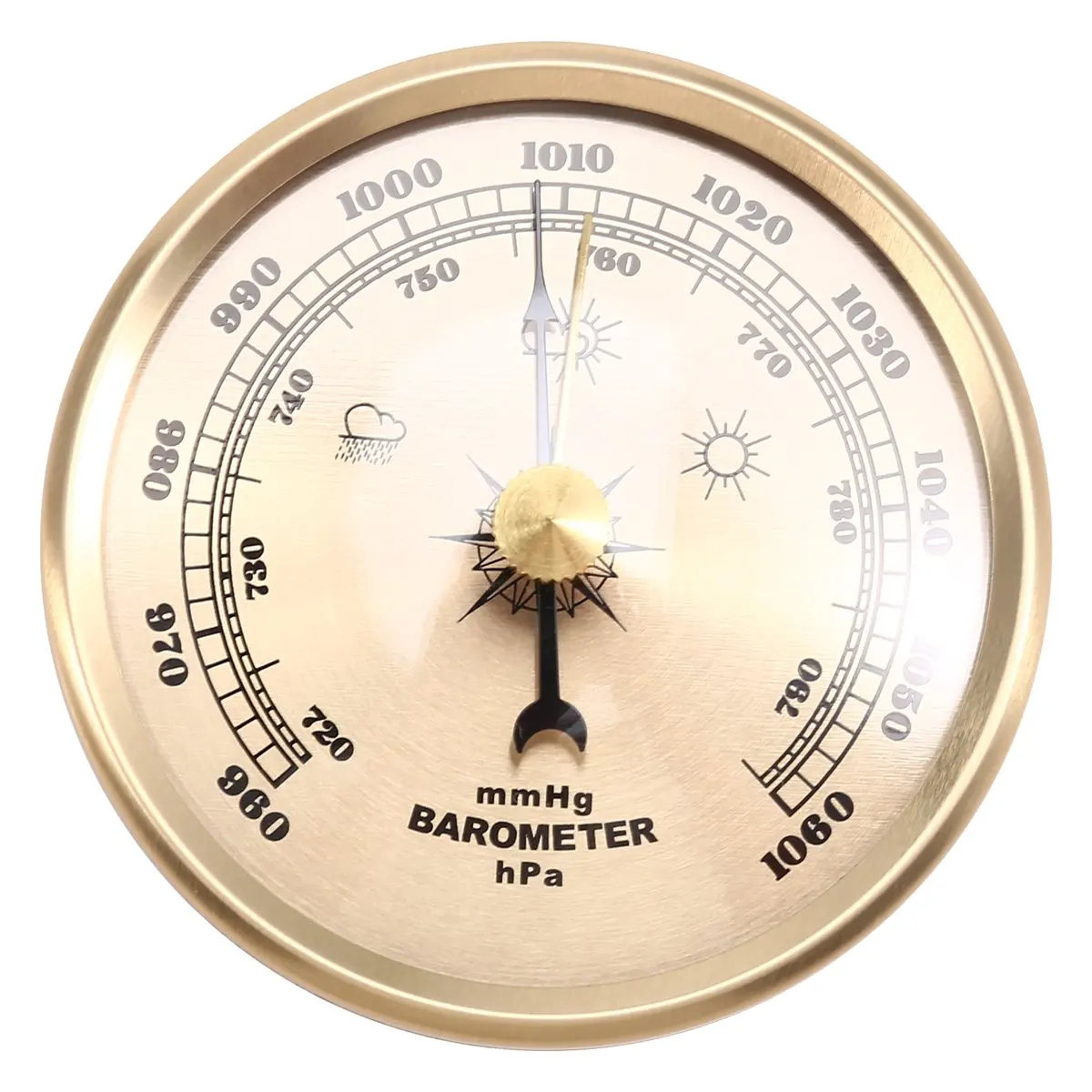 A75K 70mm Atmospheric Home Barometer Weather Forecasting Instrument Aneroid Barometer Gas Pressure Gauge