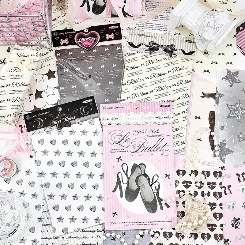 Papel de fondo para manualidades, material decorativo de gran tamaño, estilo Vintage INS, 30 piezas