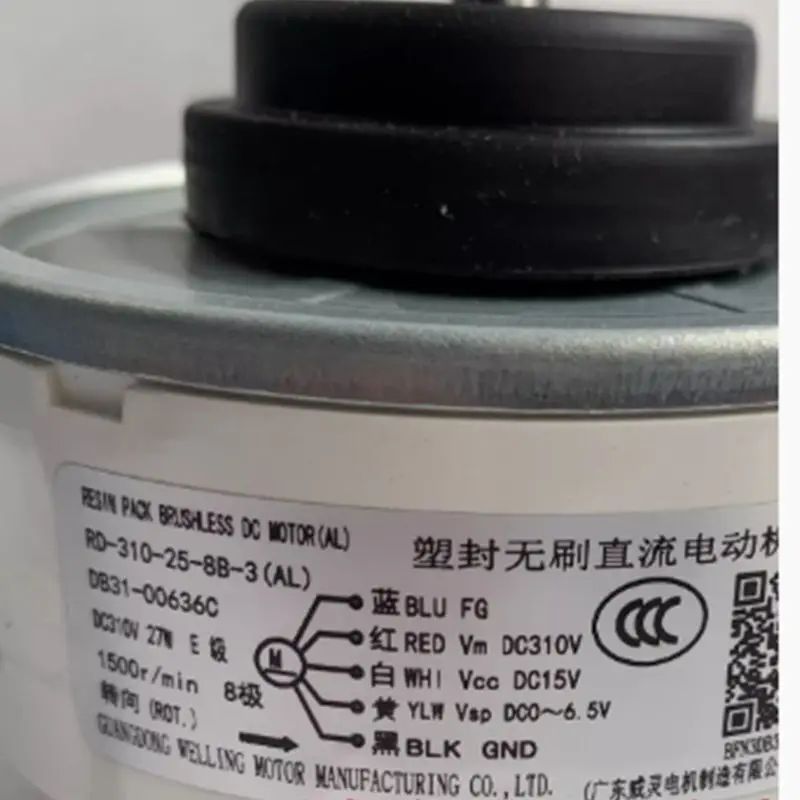 For Samsung Air conditioning DC motor Fan DB31-00636C RD-310-25-8B-3(AL) DC310V 27W parts