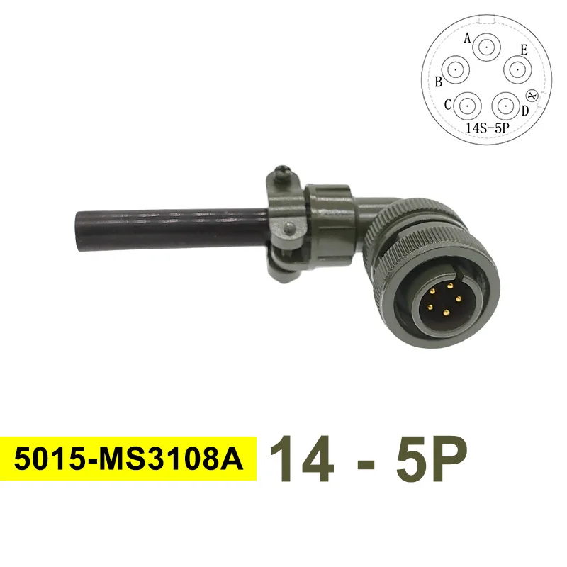 Mil std ronde connector ms3102a 14s-2 14s-5 14s-6 MIL-C 5015 militaire specificatie connectoren ms3106 ms3108 stekker & stopcontact
