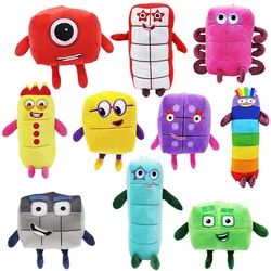 14-18cm Cartoon Number Plush Doll Toys Educational Stuffed Movie Anime Kids Early Childhood Birthday Christmas Gift