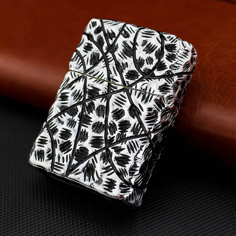 Solid Copper ZORRO  Lighter Heavy Armor Tang Grass Design Bold Creative Windproof Gift Option