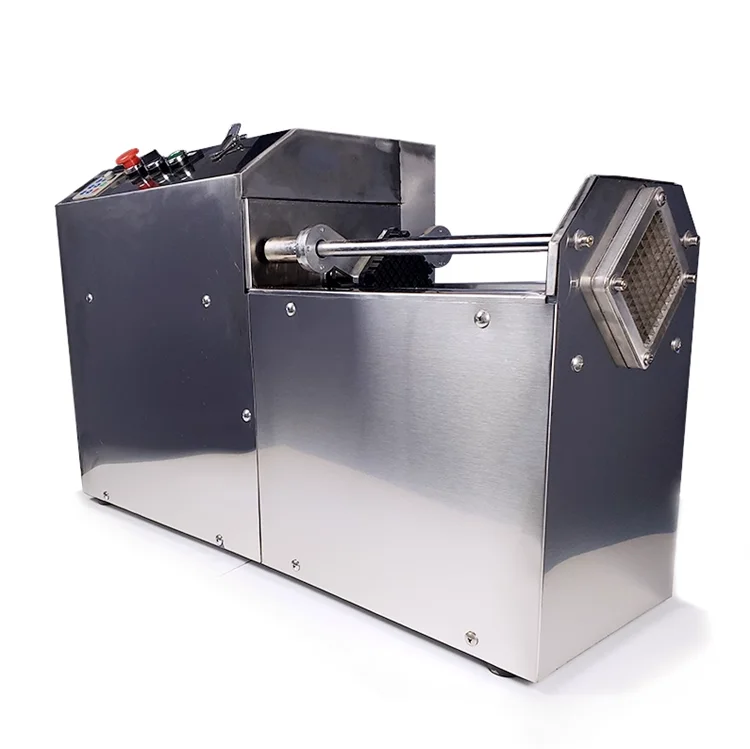 Mesin Pemotong Keripik Kentang Listrik Stainless Steel, Mesin Pemotong Wortel dan Terong Listrik