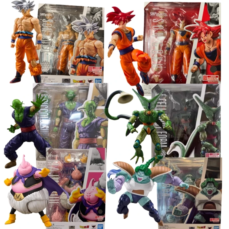 

Original Bandai SHF Dragon Ball Super Ultimate Son Gohan Goku Trunks Vegeta Piccolo Buu Broli Broli Super Hero Figure Model Toy