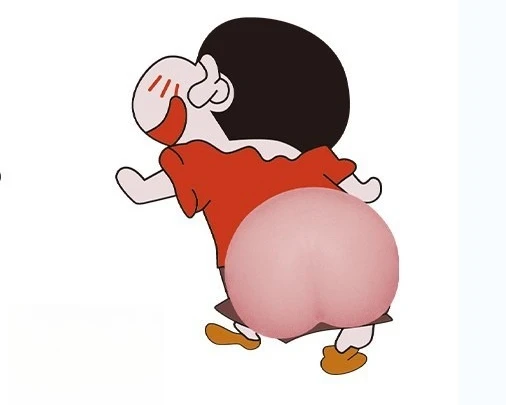 

Crayon Shin Chan Car Personalized Stickers 3D Creative Stickers Butt Stickers Soft Adhesive Y2k Fashion Toys Anime Cartoon Frind