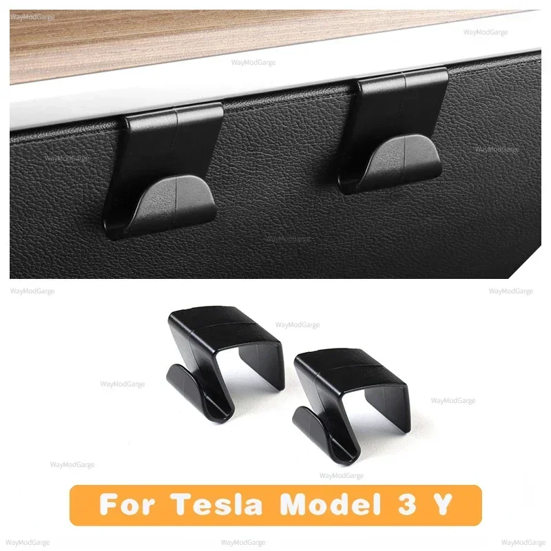 

Front Glove Box Hook for Tesla Model 3 Y Car Holder Anti Swinging ABS Pendant Storage Convenient Hanging Accessories 2018-2023