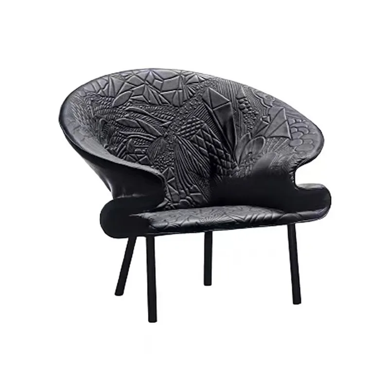 Design creative special-shaped, fiberglass printing, graffiti leisure sofa, pattern personality, armchair