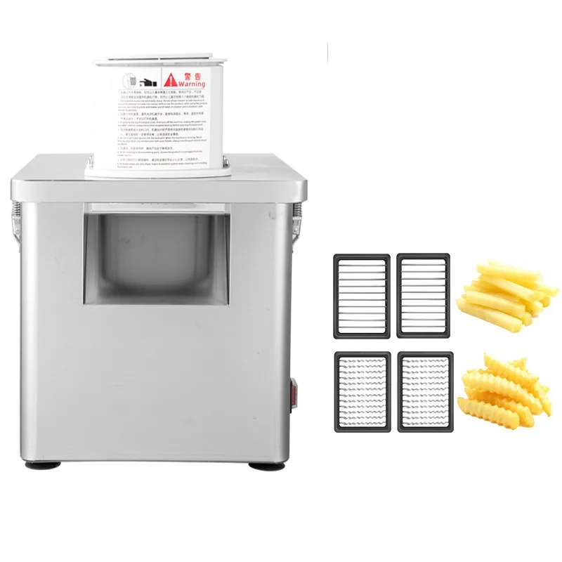 2026Cross-border special strip cutting machine Fully automatic multi-functional potato chips Electric straight strip wave strip