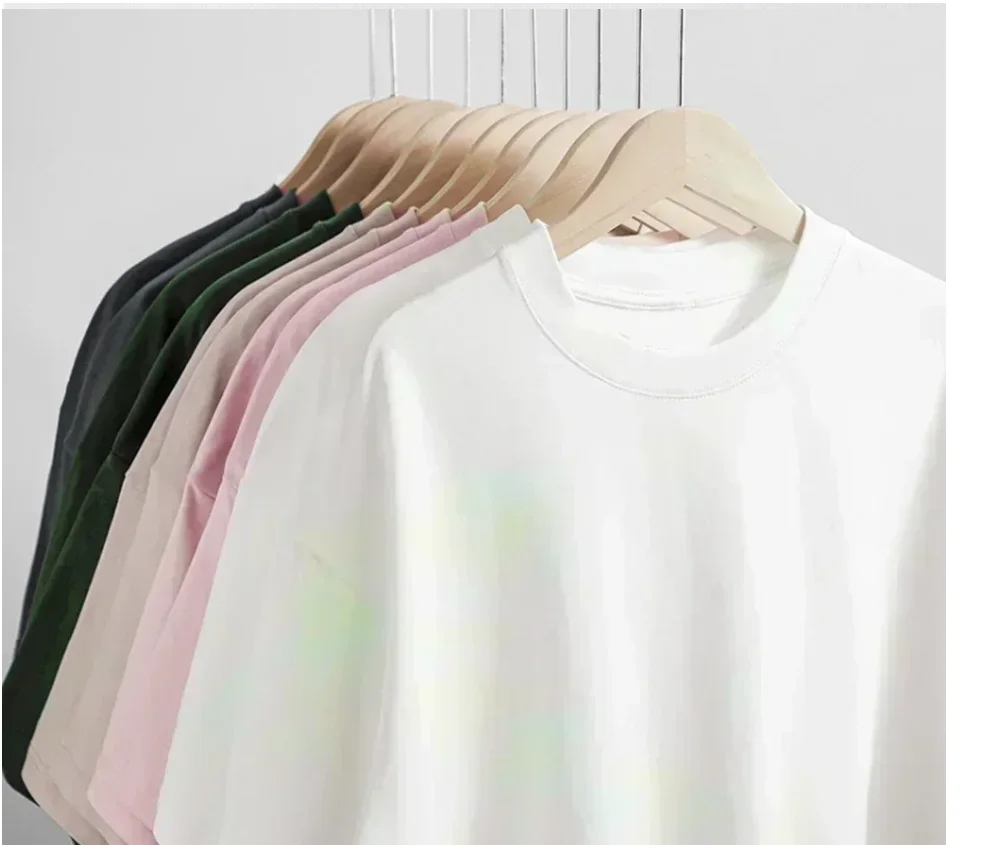 تي شيرت Alliance قصير الأكمام Guochao كاجوال مطبوع صيفي 2025 Tide Crew Neck ياباني