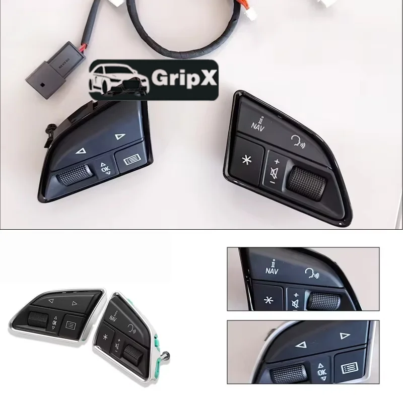 for Audi A1 A6 Avant C7 A7 Q3 RS Steering Wheel Multifunction Control Switch Button  for 2015-2018 Models