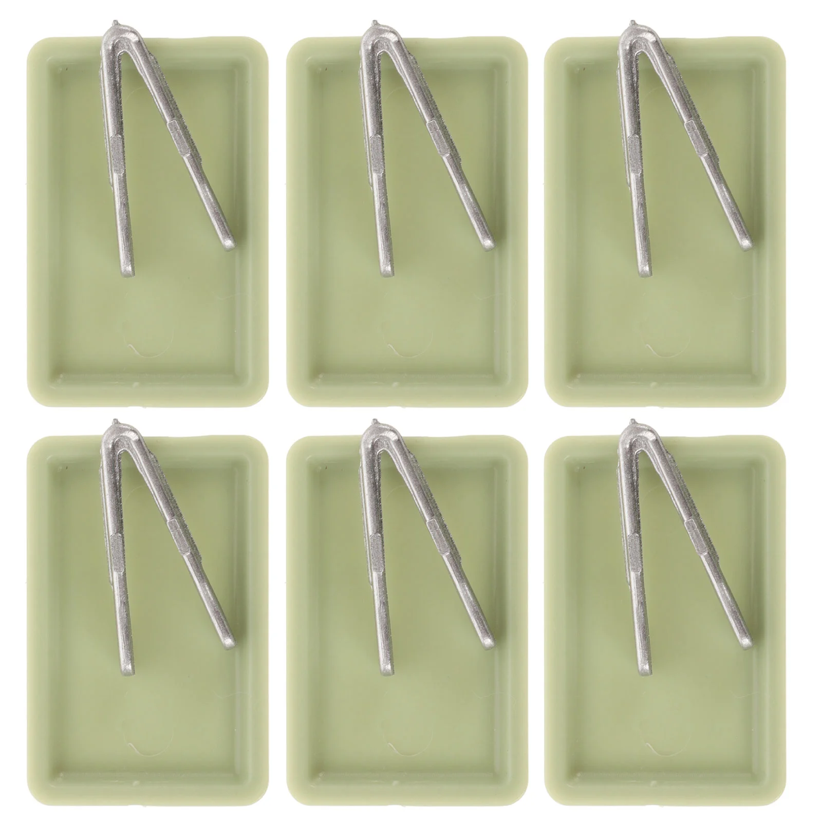 6 Sets House Model Dollhouse Serving Tongs Mini Bakery Acrylic Plastic Empty Baking Trays Kitchen Furniture Miniature