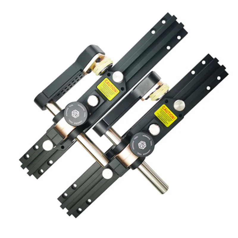 Woodworking Assembly Table Saw Clear Cut Press Stock Push Guide Table Aluminum Alloy Eccentric Swage Feeder Guider Tool