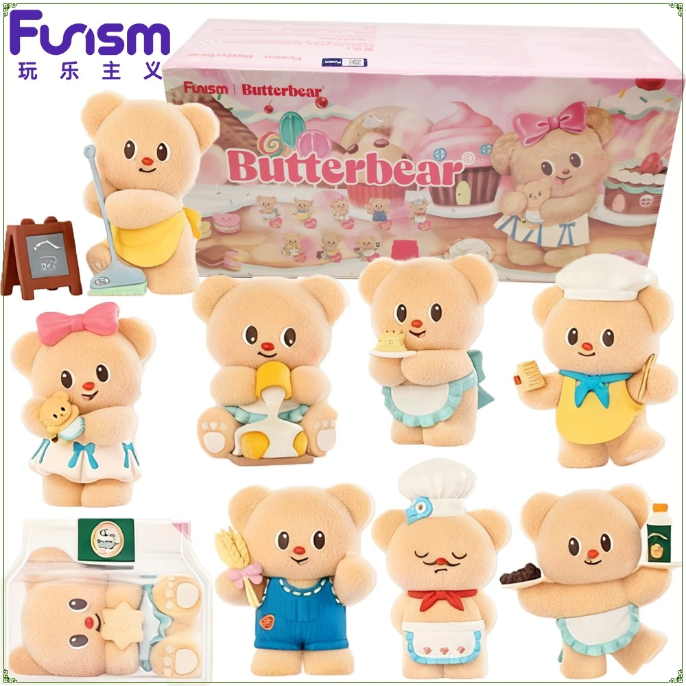 

Подлинная забавная масляная медведь, серия для выпечки, слепая коробка, милый сюрприз, коллекционная модель, декоративное украшение, подарки для детей, хобби