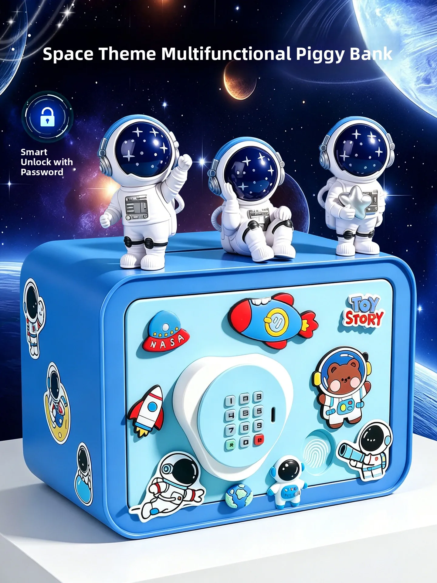 tirelire-intelligente-a-mot-de-passe-pour-enfants-theme-spatial-cadeau-d'anniversaire-pour-garcon-coffret-cadeau-haut-de-gamme-personnalise-style-dessin-anime-couleur-bleue