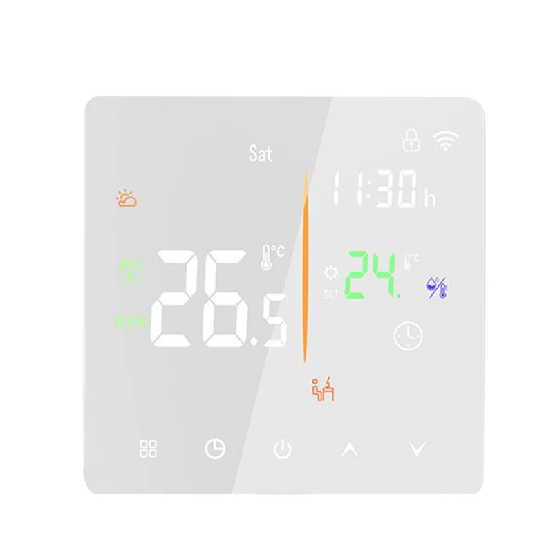 

X11A Embedded Thermostat Without WIFI 3A Water Heating/Wall-Mounted Boiler Universal Smart Timing Touchscreen Control