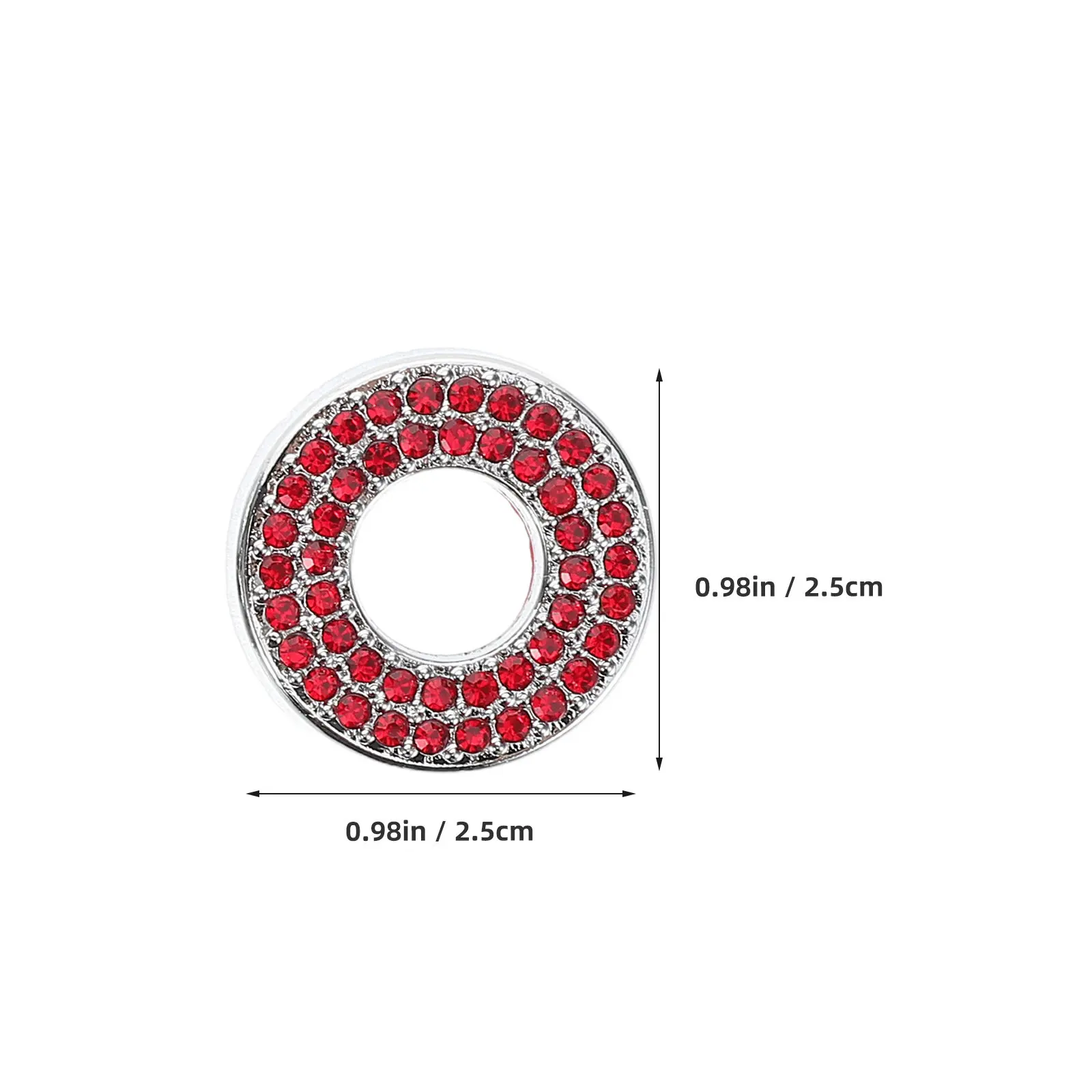 4Pcs Car Door Lock Covers Zinc Alloy Rhinestone Pull Pin Caps Interior Door Lock Protector Fit Car Parts