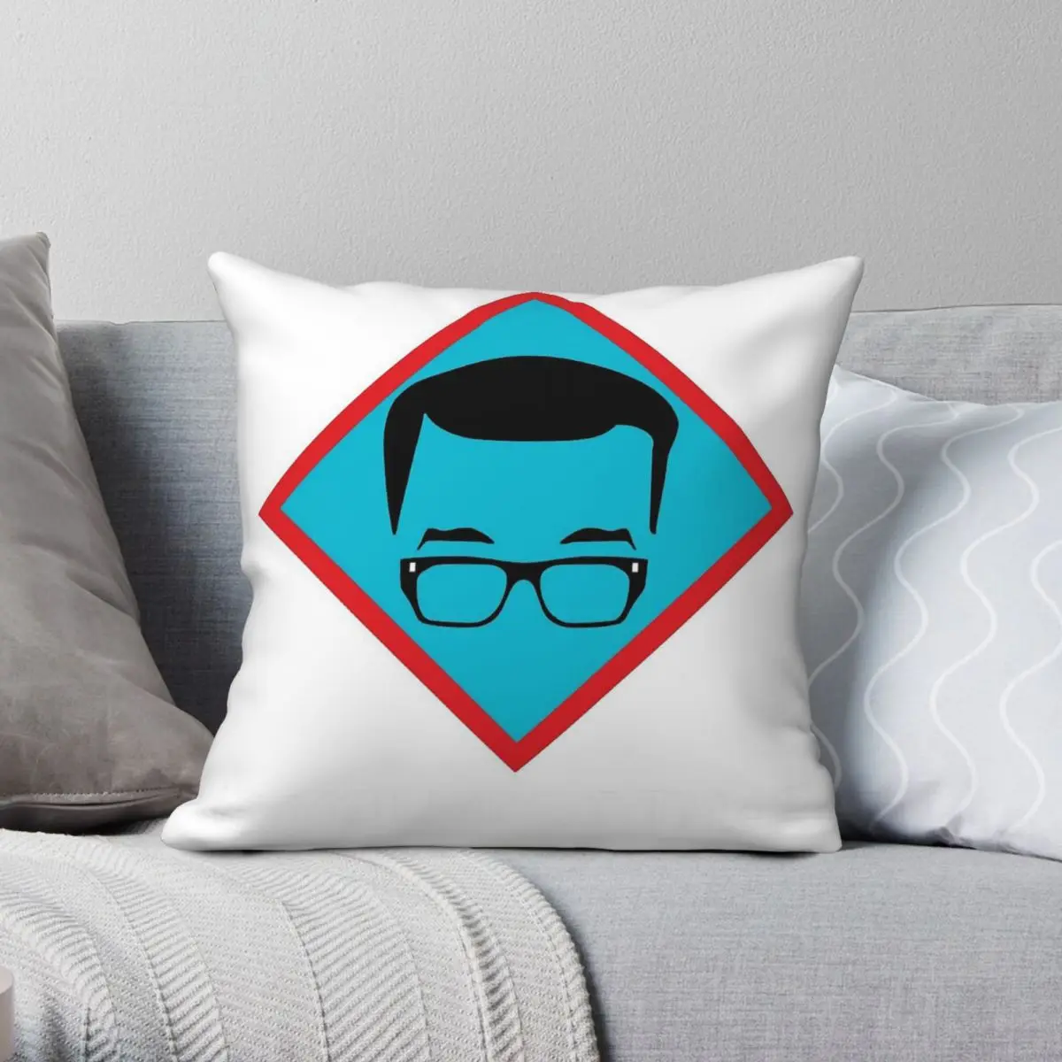 

Richard Osman Well Done Square Pillowcase Polyester Linen Velvet Creative Zip Decorative Pillow Case Home Cushion Case