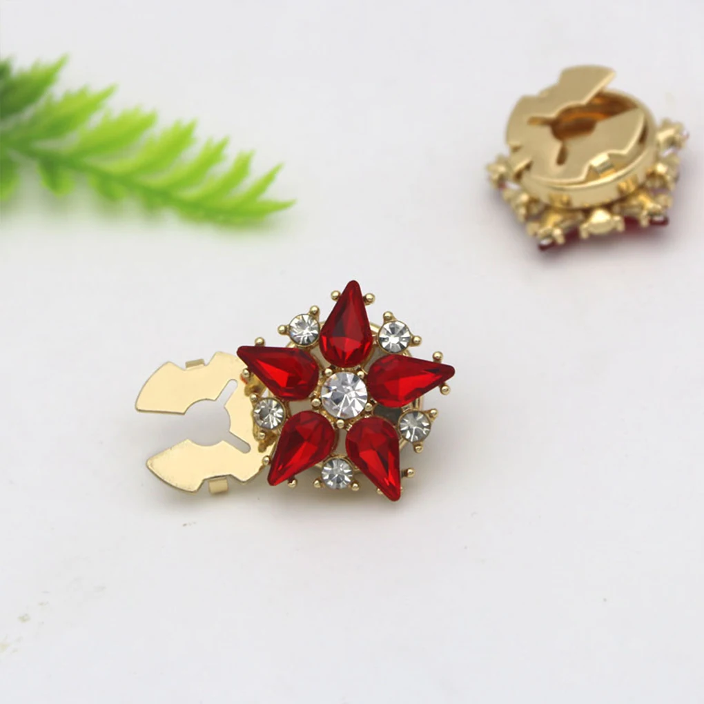 5pack/lot Rhinestone Button Covers For Women Who Love Sparkle Clip On Button Covers Generic