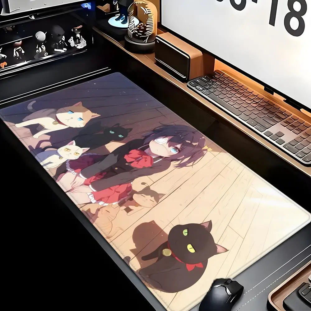 

China's hot-selling mouse pad Chuunibyou Demo Koi ga Shitai Takanashi Rikka Animation Beautiful XXL Game Exclusive MousePads
