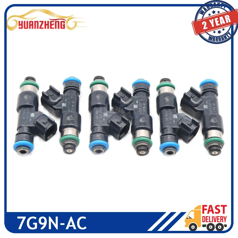 

6pcs/lot Fuel Injector Nozzle 7G9N-AC For Volvo S60 S80 V60 V70 XC60 XC70 V6 For Ford F-150 F250 297500-0620 30777502 852-12260