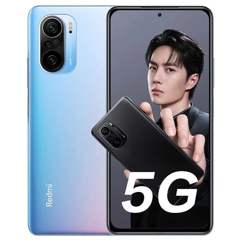 هاتف ذكي أصلي xiaomi redmi K40 5G وذاكرة وصول عشوائي 12 جيجابايت وذاكرة قراءة فقط 256 جيجابايت وأندرويد 6.67 بوصة كوالكوم سنابدراجون 870 هاتف ذكي