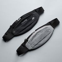 7 Inch Reflective Running Bag Close Fitting Elastic Sports Waist Bag Large Capacity Storage Mobile Phone Bag Outdoor Riding