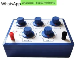 J2361 Resistance Box Precision Variable Decade Resistor 0-9999.9 Resistance Meters For Physical Teaching Electrical Instruments