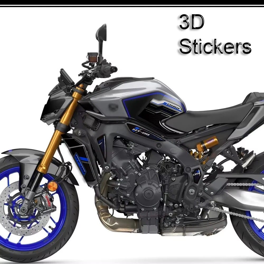 

Новый мотоцикл для Yamaha MT-09 MT09 MT 09 SP, накладка на бак, защита для газа, мазута, наклейки, наклейки, обтекатель, переднее крыло 2024 2025