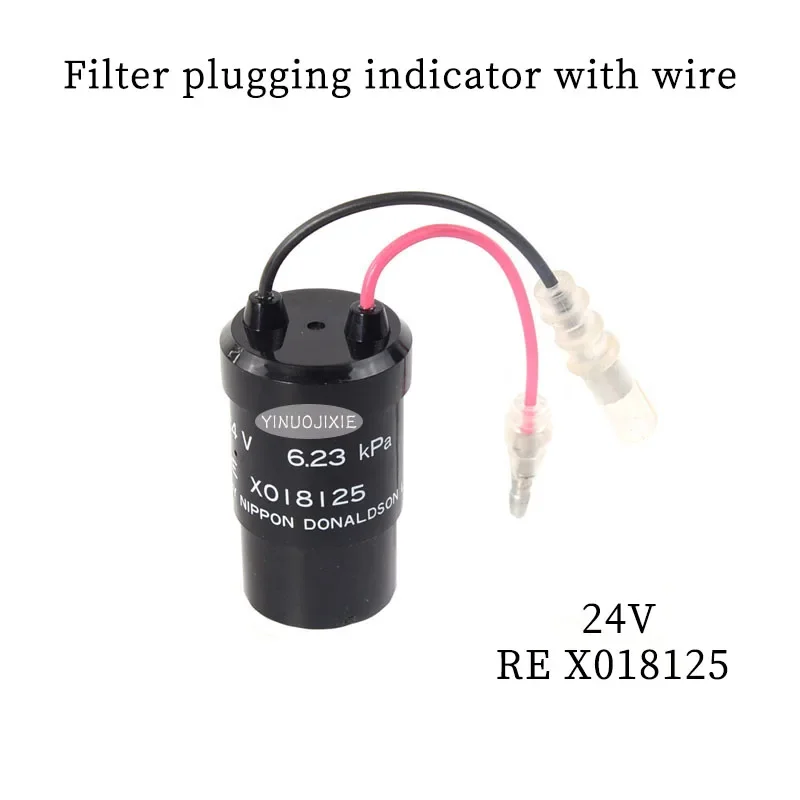 

Donaldson filter clogging indicator (universal) with wire OEM: RE X018125 breathing filter 24V