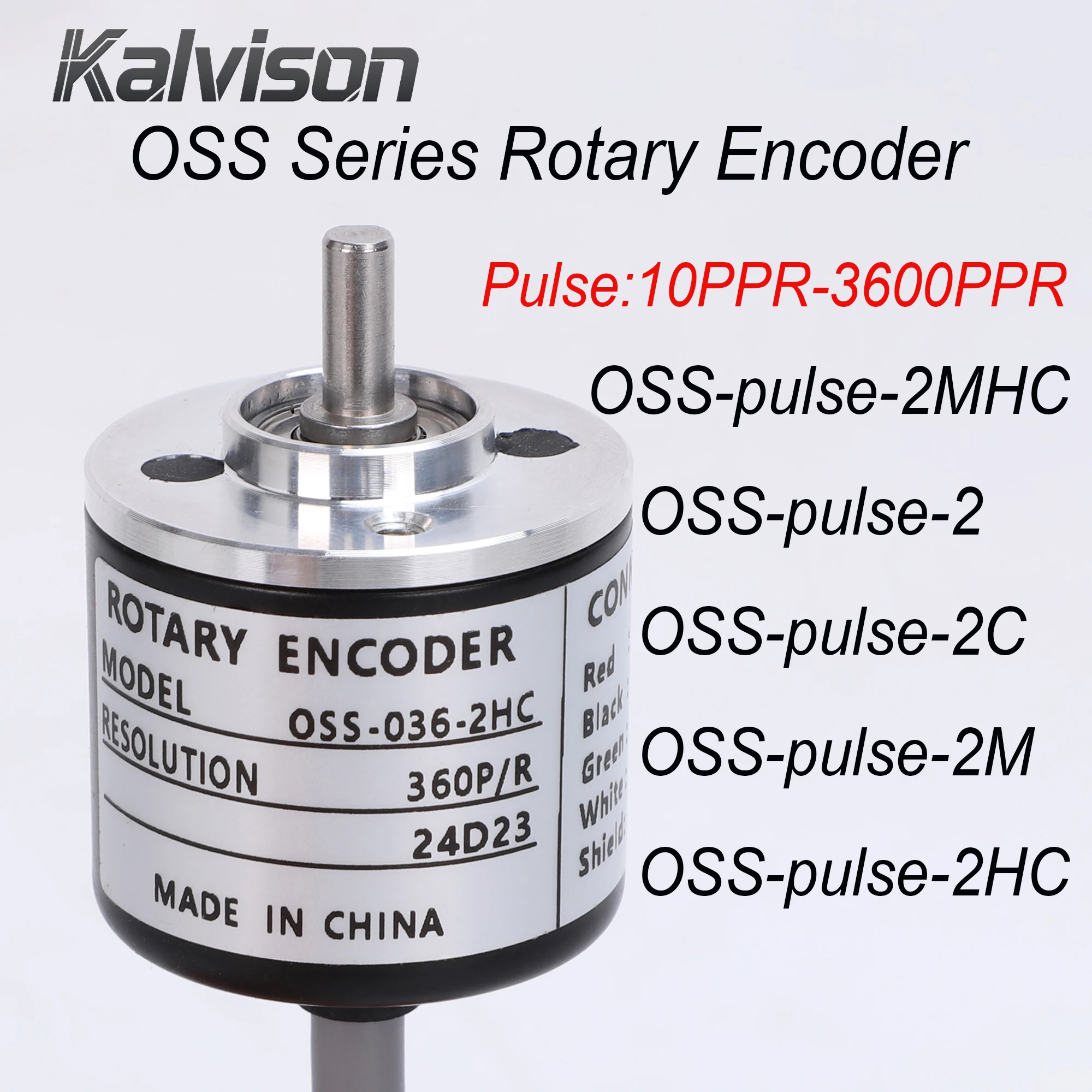 OSS-1000-2MHC Incremental Encoder Diameter 30MM Shaft 4mm OSS-01-2C OSS-02-2M OSS-036-2HC 360PR 500PR Optical Rotary Encoder