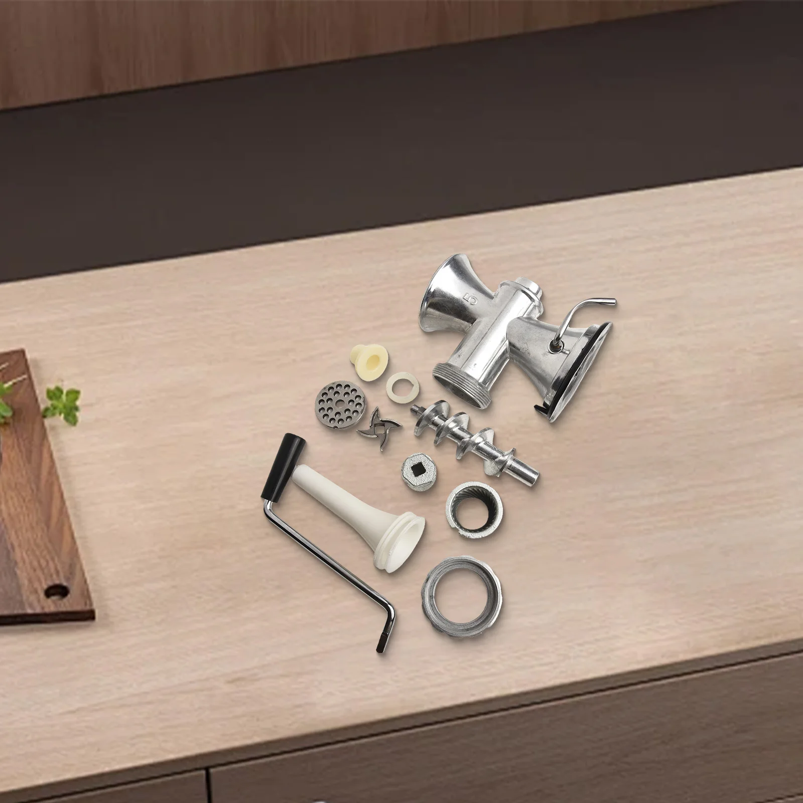 

Инструмент Мясорубка Машина Ручная мясорубка Лапша Перец Соус Колбаса Набивка Алюминиевая мясорубка для овощей