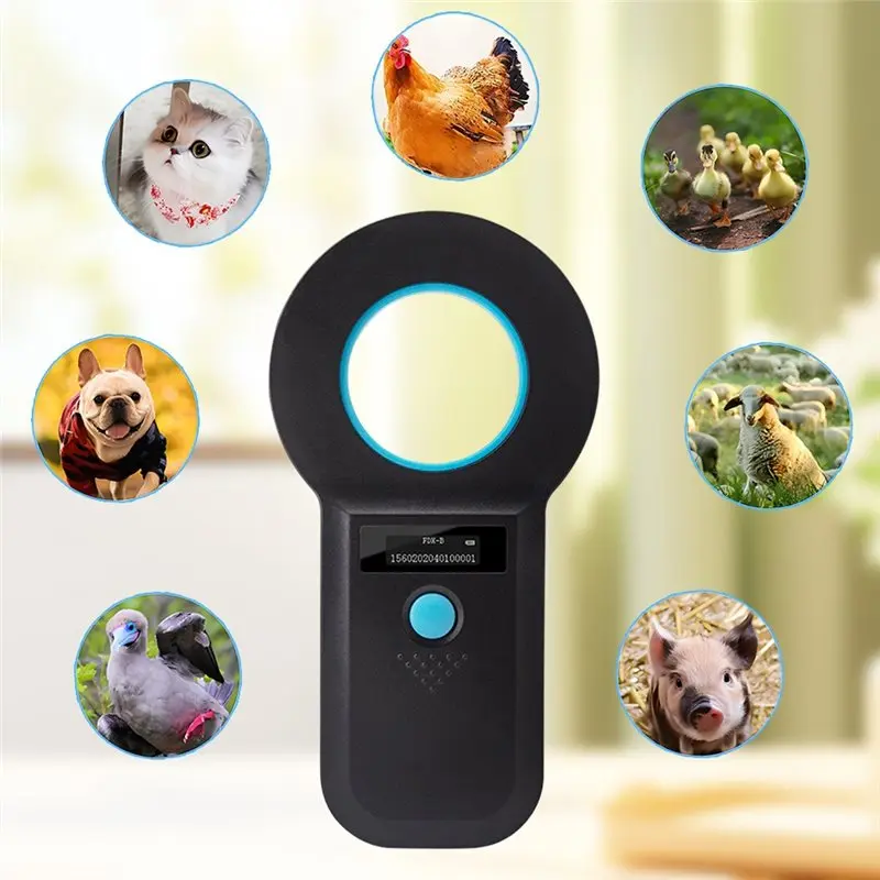 B24B Bluetooth Enabled Animal Reader For Pets-Cat Dog Microchip Scanner 134.2Khz 125Khz With OLED Display, EMID FDX-B(ISO11784/8 view 5