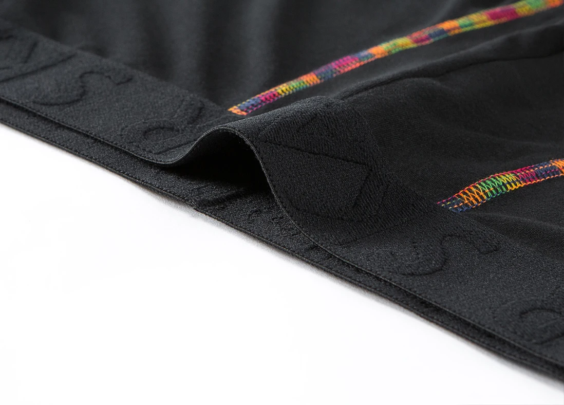 4 Stück Lange Herren-Unterhosen Sport-Leggings Boxershorts Herren Polyester-Unterwäsche Schnelltrocknende Boxershorts für Männer – Detail 6
