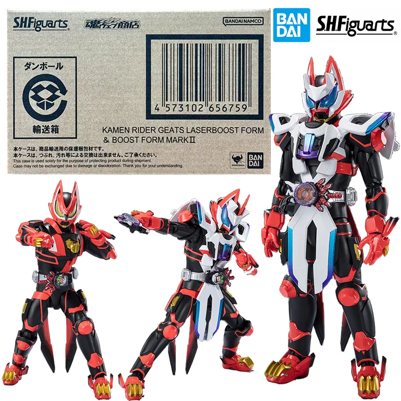 

Bandai S.H.Figuarts Kamen Rider Geats Laserboost Form & Boost Form Mark II 16Cm Original Action Figure Model Toy Gift Collection