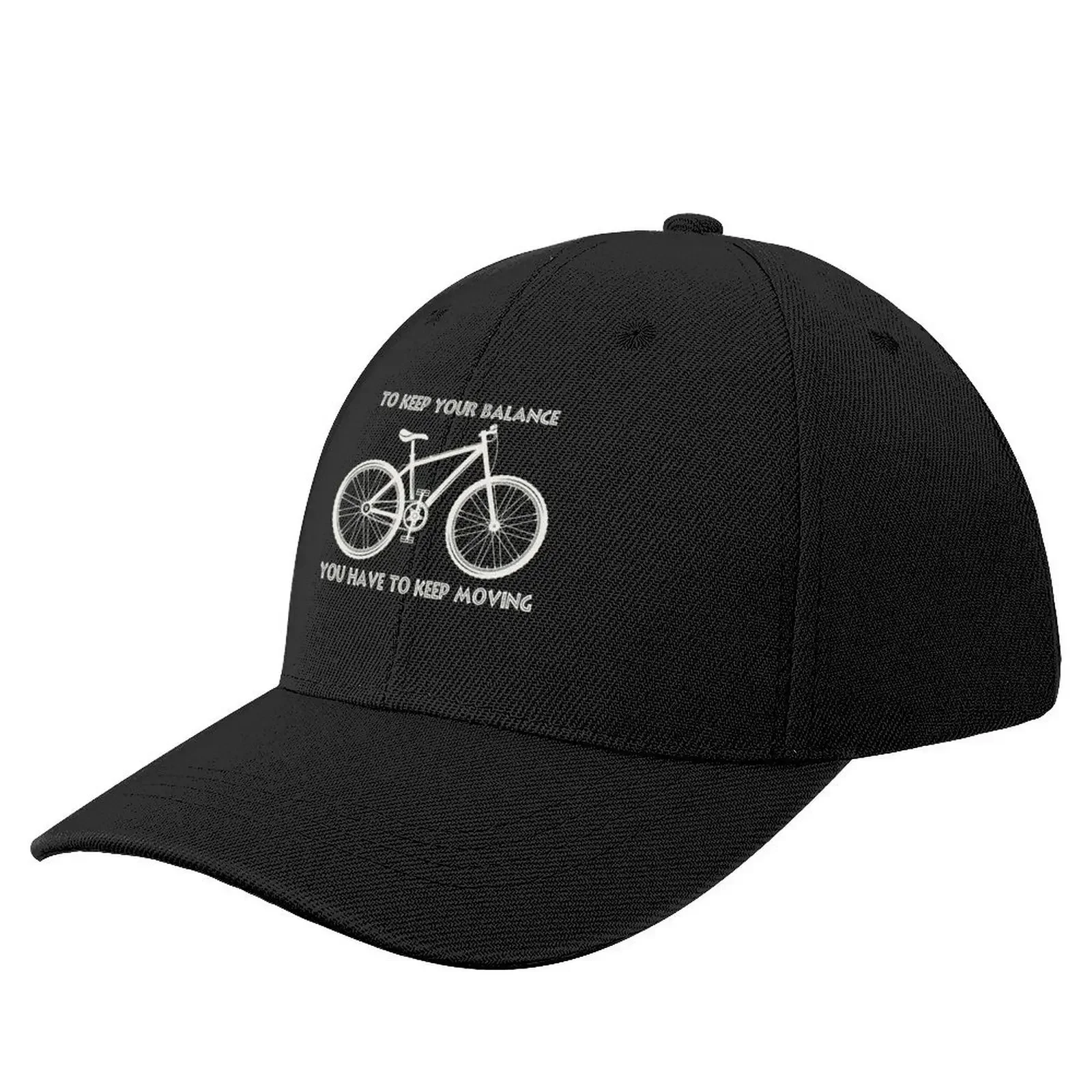 

To Keep Your Balance You Have To Keep Moving I Mountainbike Baseball Cap Hat men Male hat sailor cap for men Men Women's
