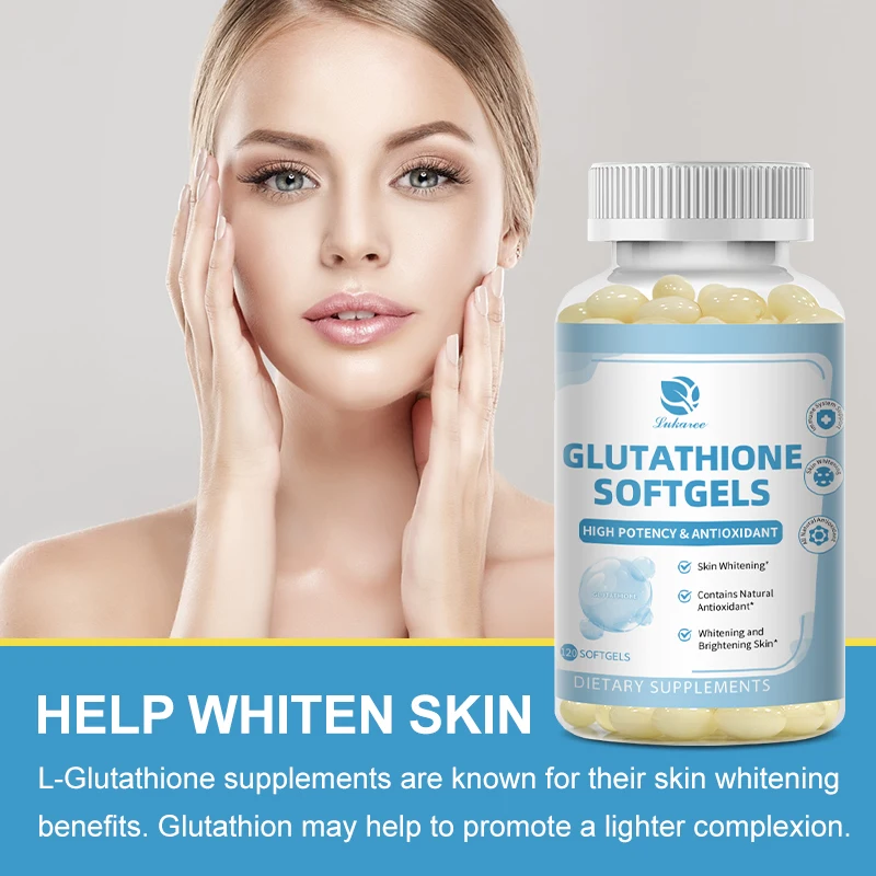 Lukaree Glutathione Capsule Whitening and Skin Care Antioxidant Support Liver, Brain and Immune Health