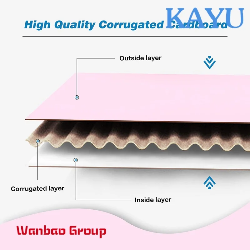 กล่องกระดาษคราฟท์กล่องใส่ของขวัญสีชมพูพร้อมฝาสำหรับเป็นของขวัญกล่องคัพเค้กทรงลูกบาศก์ประกอบง่ายสำหรับงานปาร์ตี้