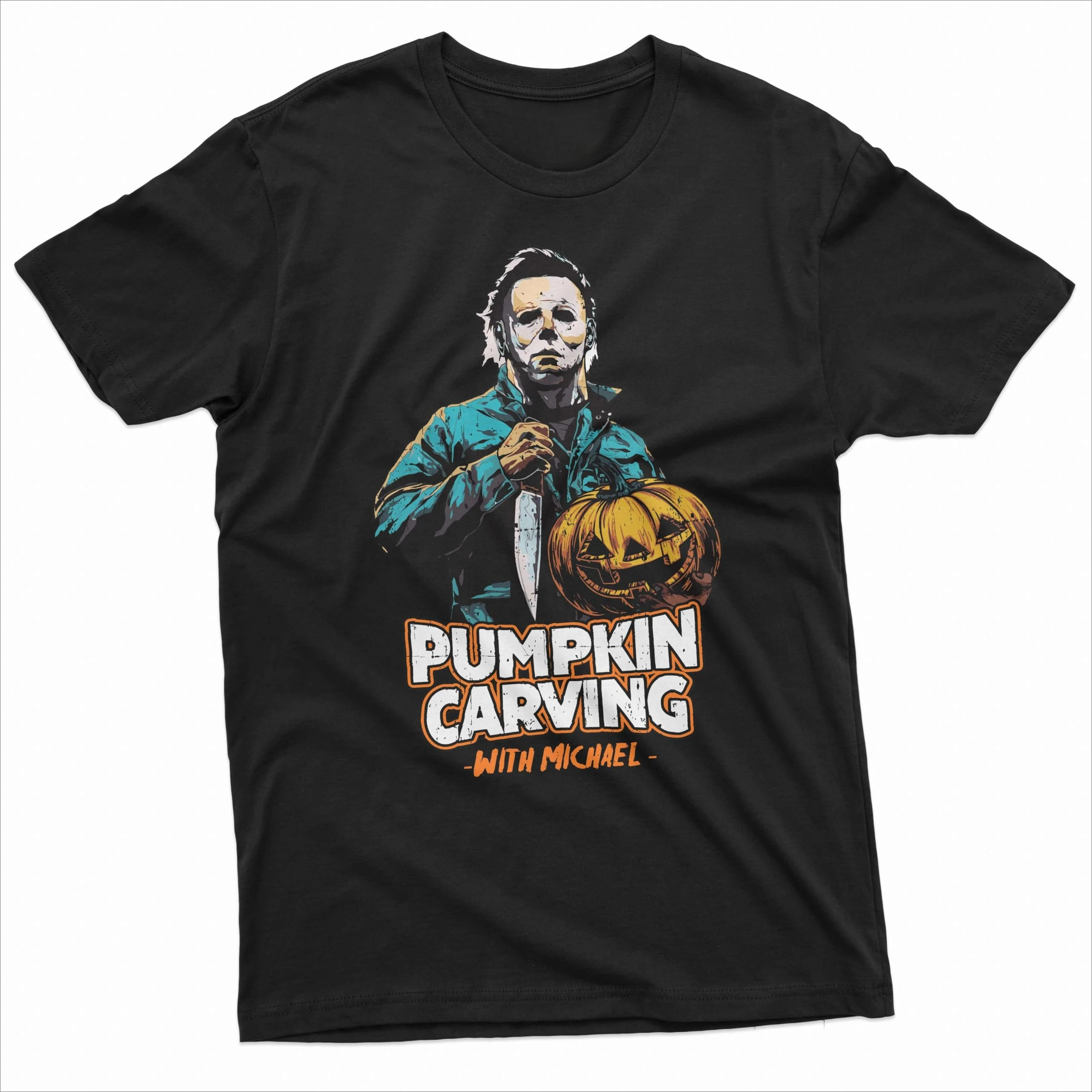 

Хэллоуин фильм ужасов футболка тыква резьба мужская футболка костюм вечерние футболка