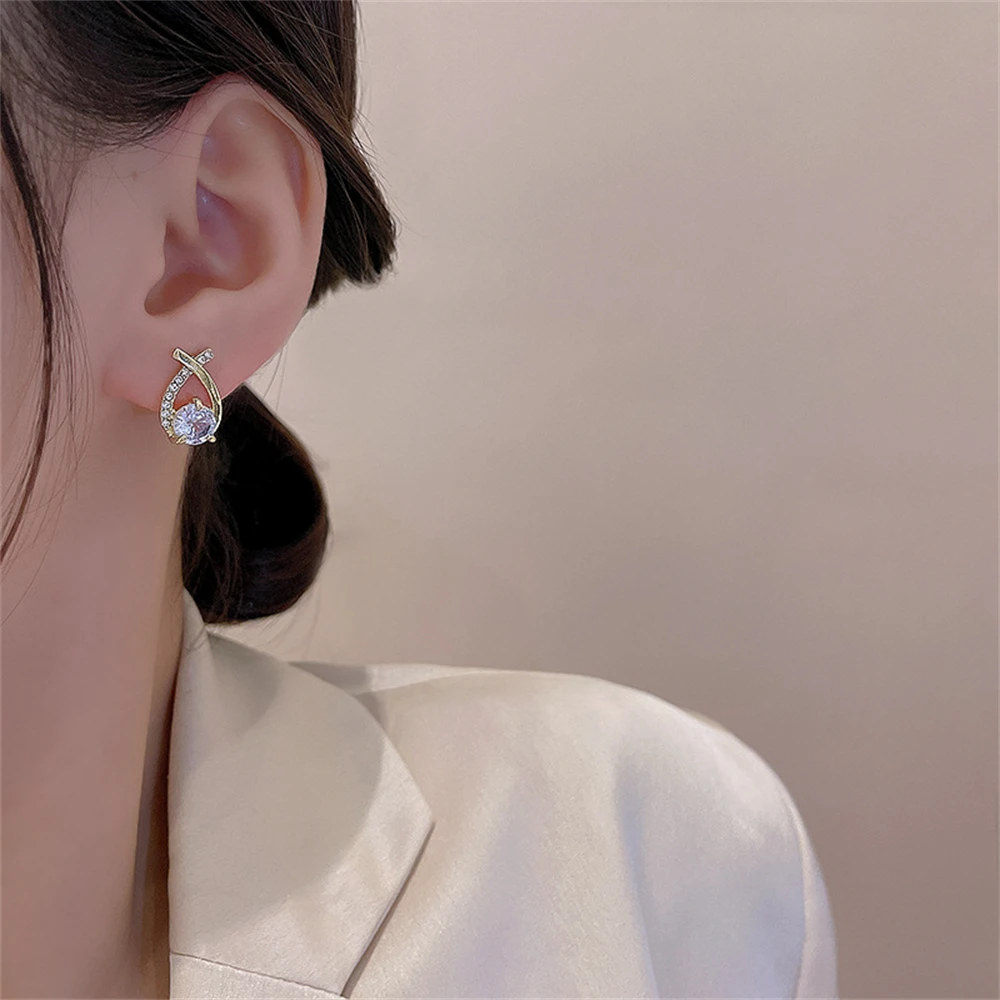 20Pairs/Lot Trendy Simulation Pearl Earrings for Women Fashion Jewelry Rhinestones Wedding Party Gifts for Best Friends