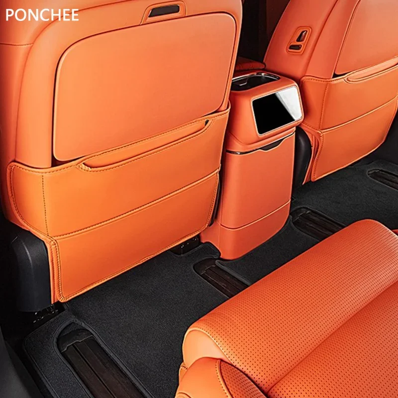 

New For Lynk&Co 900 2025-2026 Rear Seat Anti-kick Pad Children Anti-abrasion Mat Scratch-resistant Automobile Modification Suppl