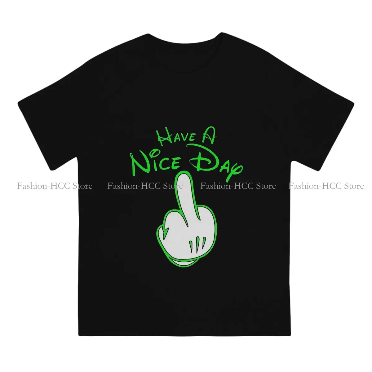Have a nice day with middle finger 2 design Style TShirt Comfortable Creative Gift Clothes T Shirt Stuff Ofertas