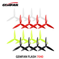 4Pairs / 6Pairs Gemfan Flash 7040 Props 7X4X3 3-Blade 7inch Propeller For 2812 2807 Brushless Motor Long Range Drone Prop Part