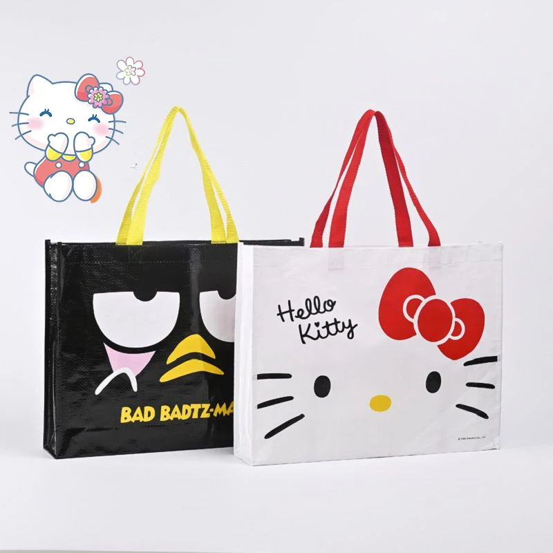 

Kawaii Sanrio сумка Hello Kittys милые аниме летние покупки на открытом воздухе водонепроницаемая портативная сумка для хранения игрушки девочки подарок на день рождения