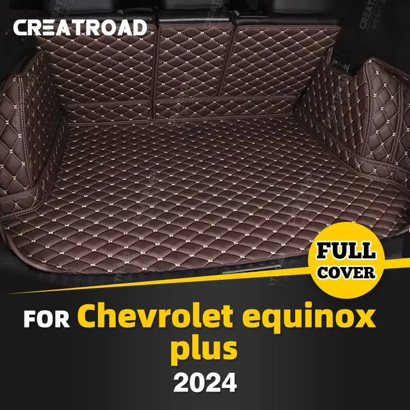

Для Chevrolet equinox plus 2024, автоматический полный коврик для багажника, автомобильный антигрязный коврик, защитный коврик, грузовой вкладыш, аксессуары для интерьера