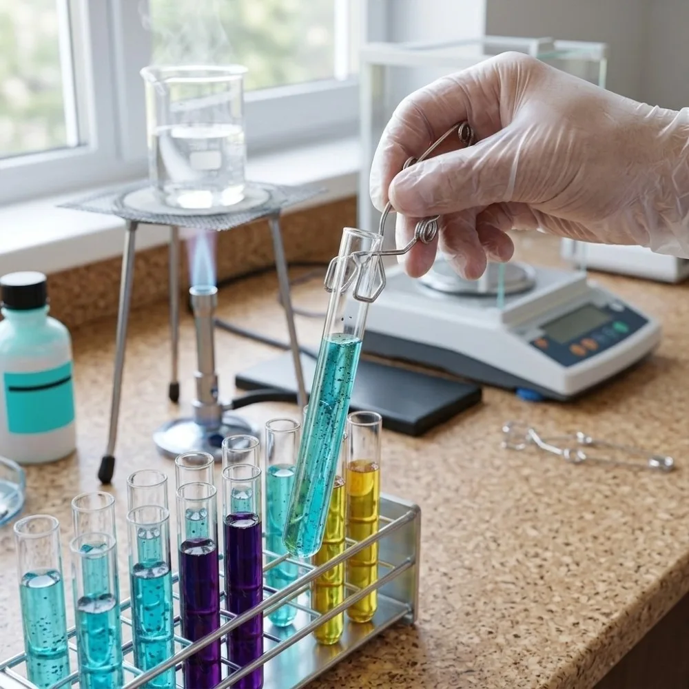 10Pcs Metal Made Test Tube Clamp Large Size Handheld Type Metal Test Tube Holder Spring Loaded Lightweight Centrifuge Tube Clamp